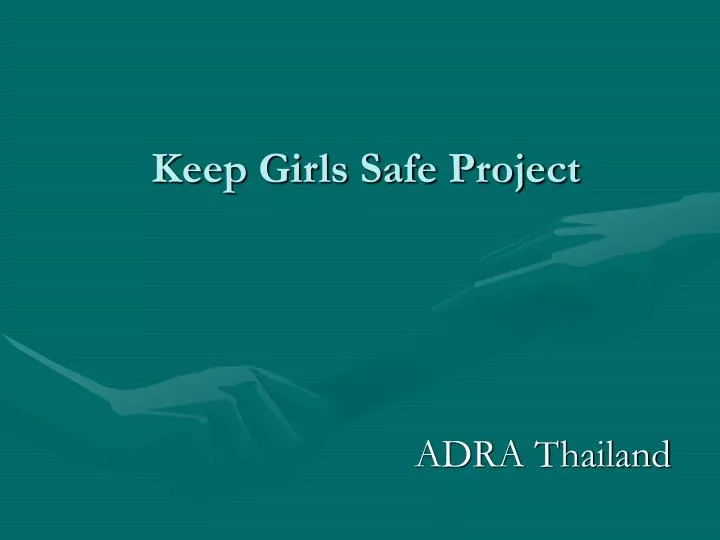 keep girls safe project n.