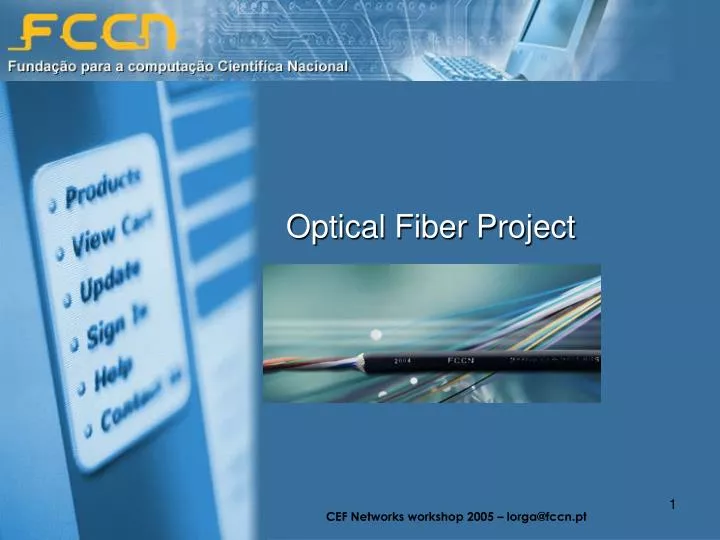 optical fiber project n.
