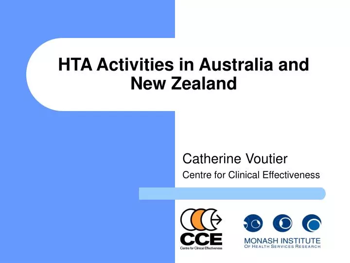 hta activities in australia and new zealand n.