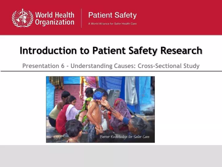 introduction to patient safety research n.