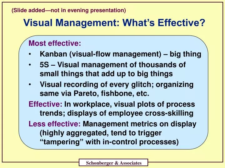 visual management what s effective n.