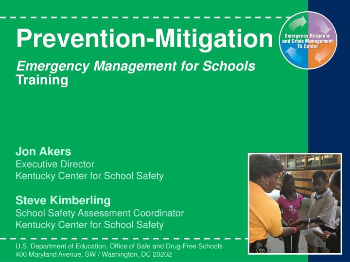 prevention mitigation emergency management for schools training n.