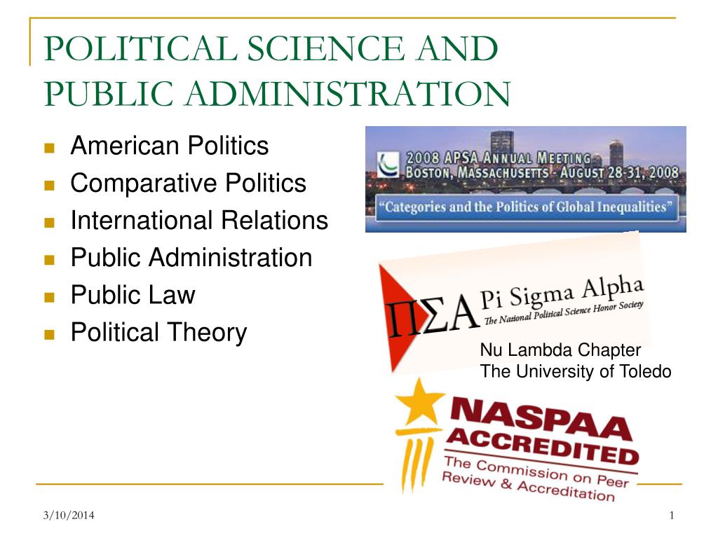 the science of public administration