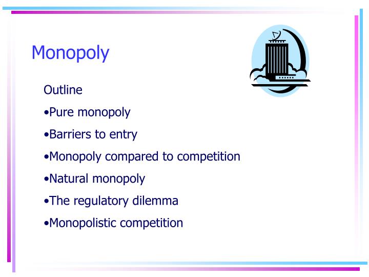 monopoly economics project powewrpoint monopoly economics project powewrpoint