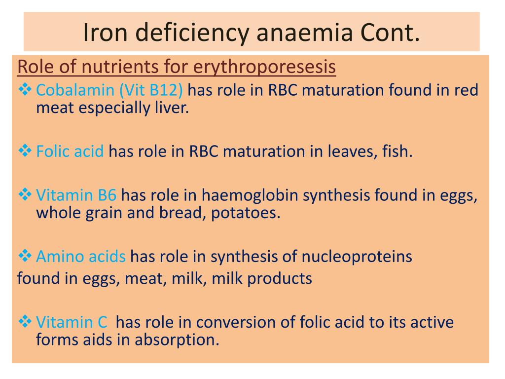 PPT Anaemia By Dr. Hanan Said Ali PowerPoint Presentation, free