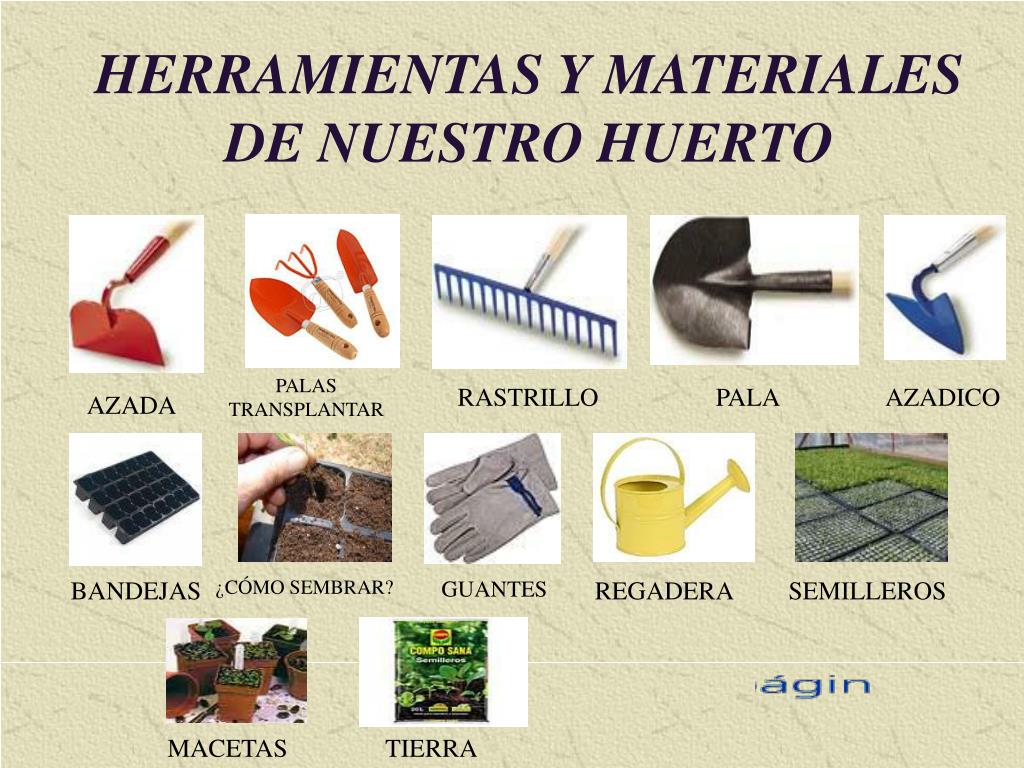 PPT - EL HUERTO ESCOLAR PowerPoint Presentation, free download - ID:189316
