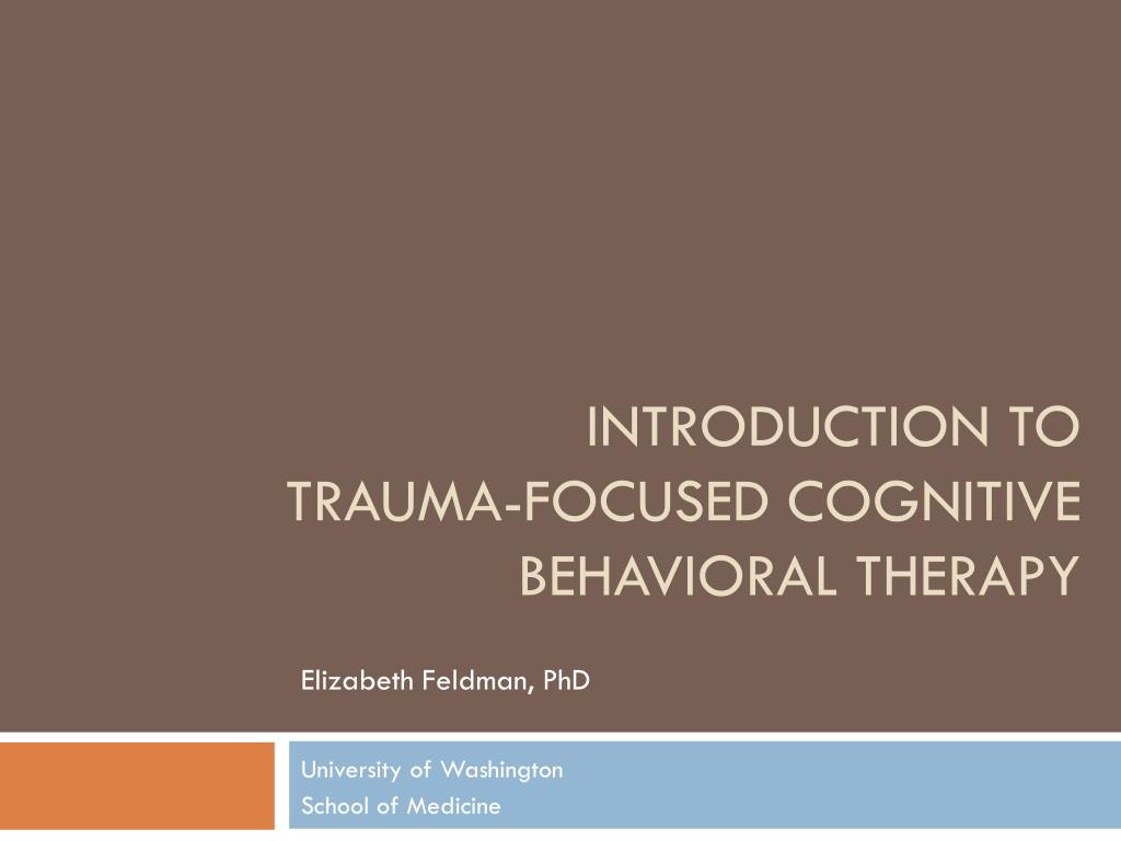 trauma focused therapy trauma focused therapy