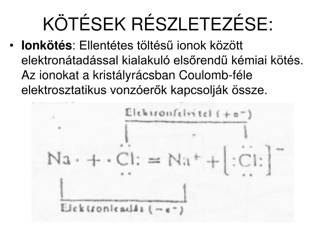 PPT - Kémiai kötések PowerPoint Presentation, free download - ID:189923