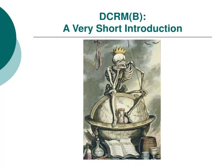 dcrm b a very short introduction n.