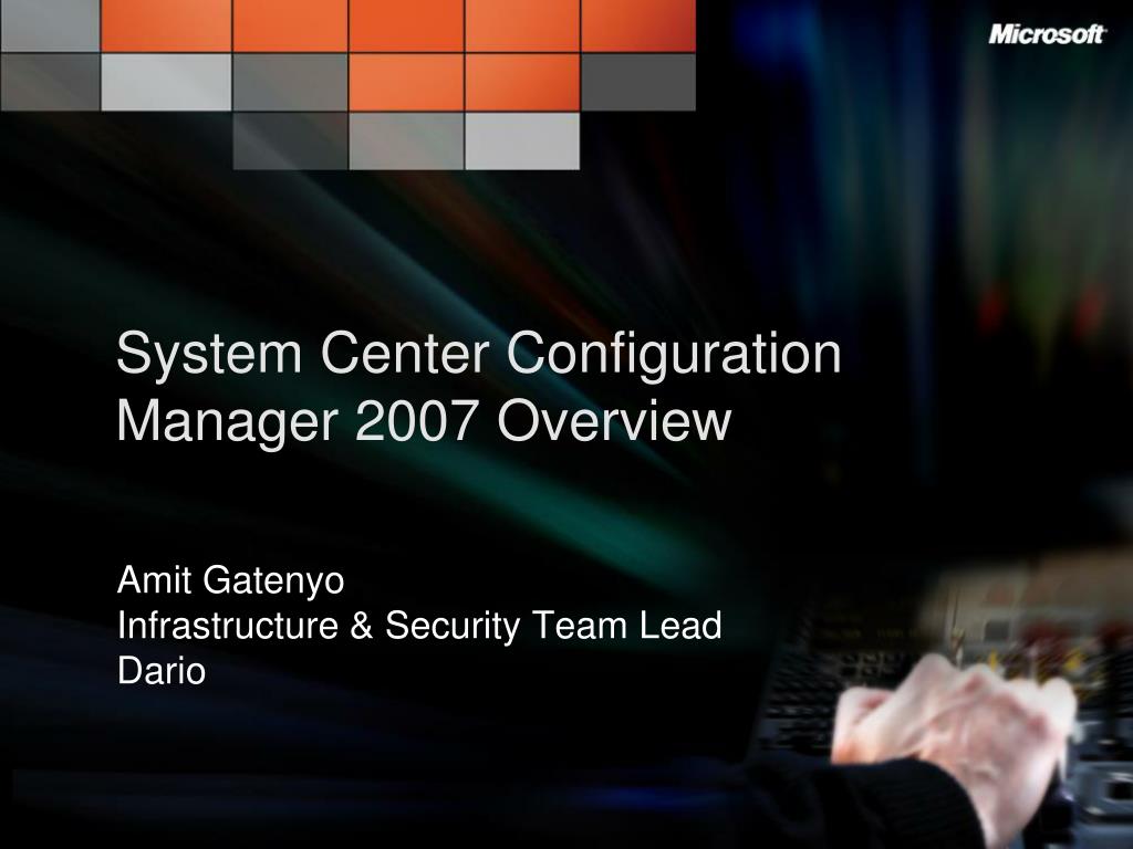 SCCM 2007. Right manager