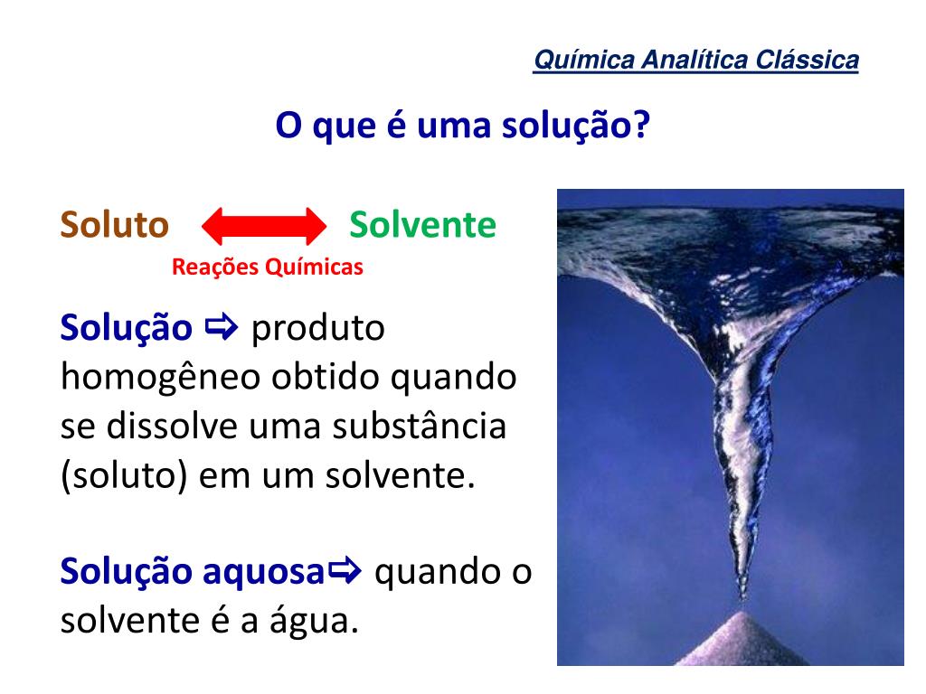 O Que Solução Aquosa - RETOEDU
