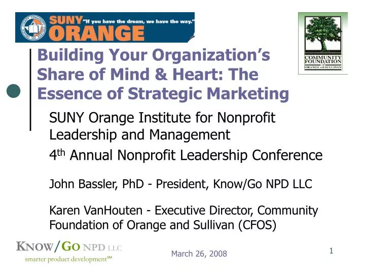 building your organization s share of mind heart the essence of strategic marketing n.