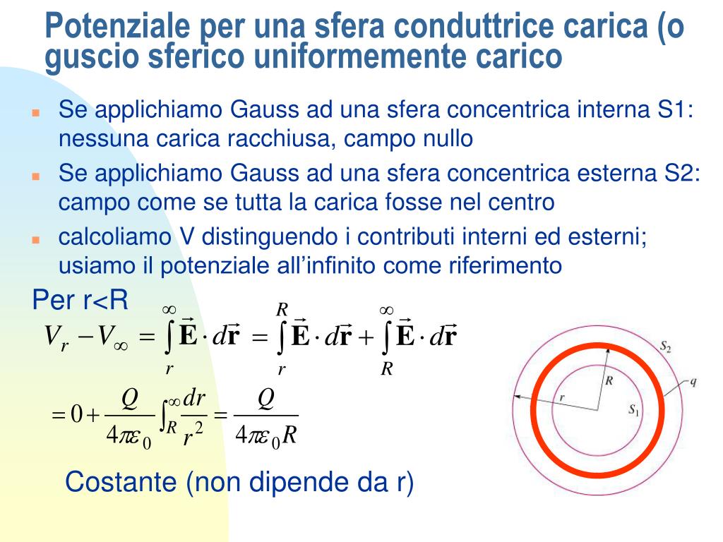 Una Sfera Di Carica Q 83 Nc PPT - Quarta Lezione PowerPoint Presentation, free download - ID:193775