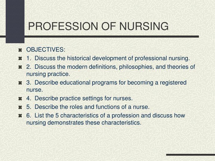 professional presentation in nursing