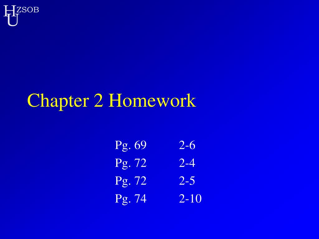 pearson chapter 2 homework