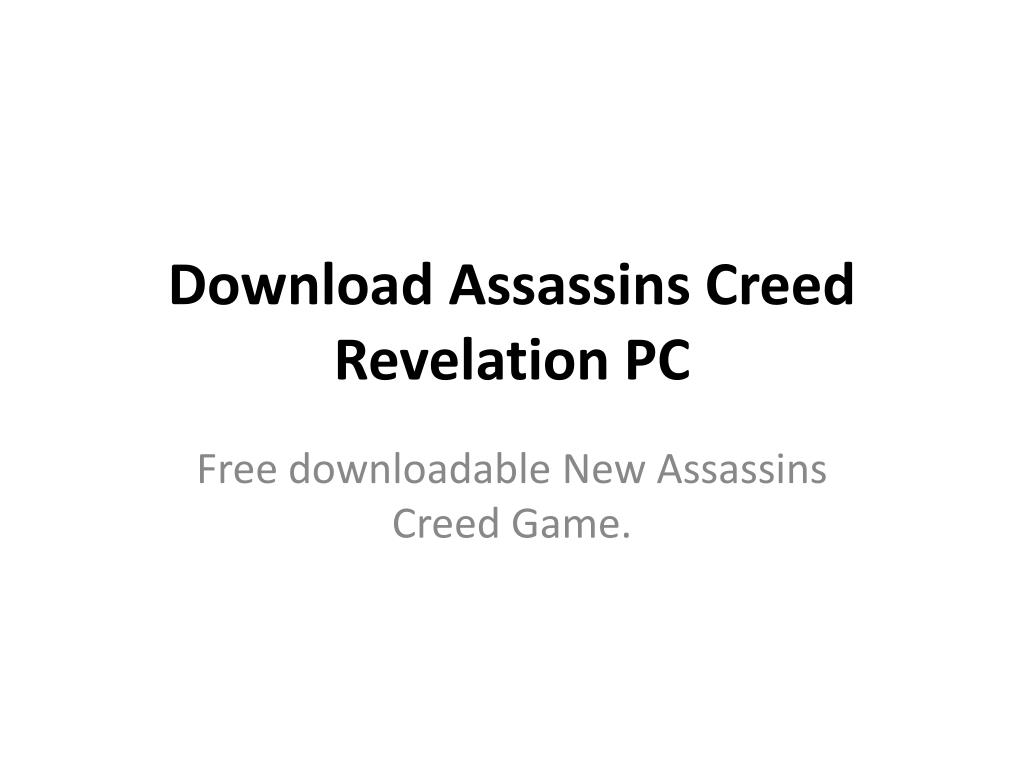 Assassin's Creed: Revelations APK Mobile Full Version Free