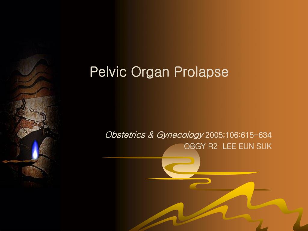 PPT - Pelvic Organ Prolapse PowerPoint Presentation, free download - ID