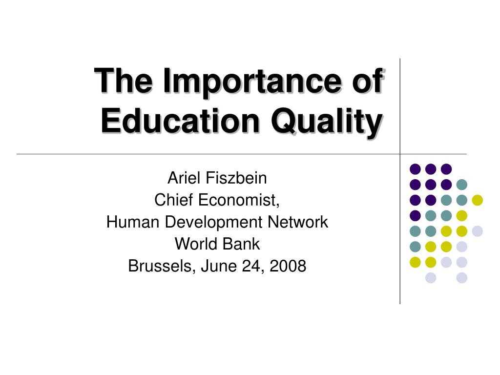 ppt on quality education