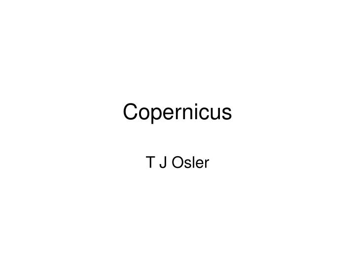 copernicus n.