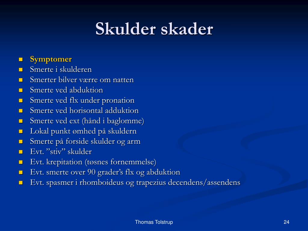 PPT - Skader/undersøgelse Skulder PowerPoint Presentation, free ...