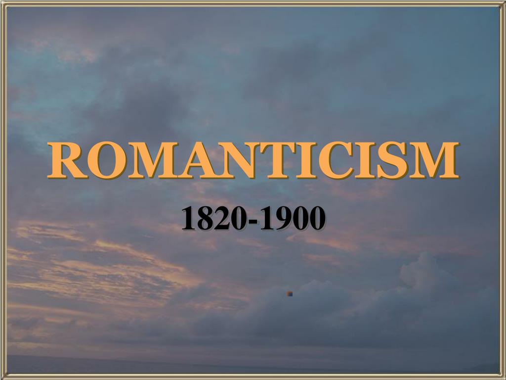 romanticism in literature presentation