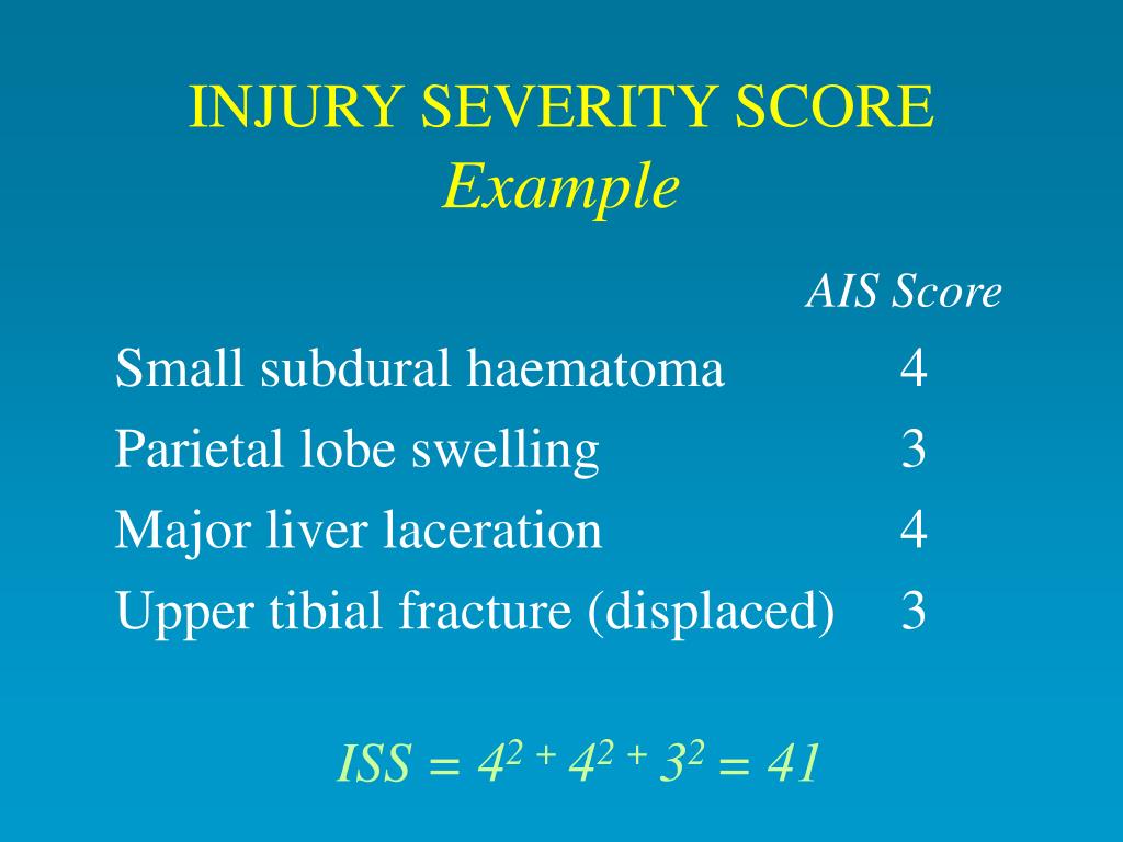 Ppt - Measuring Injury Severity Powerpoint Presentation, Free Download 