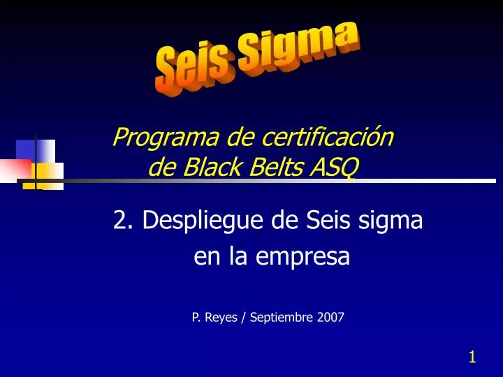 programa de certificaci n de black belts asq n.