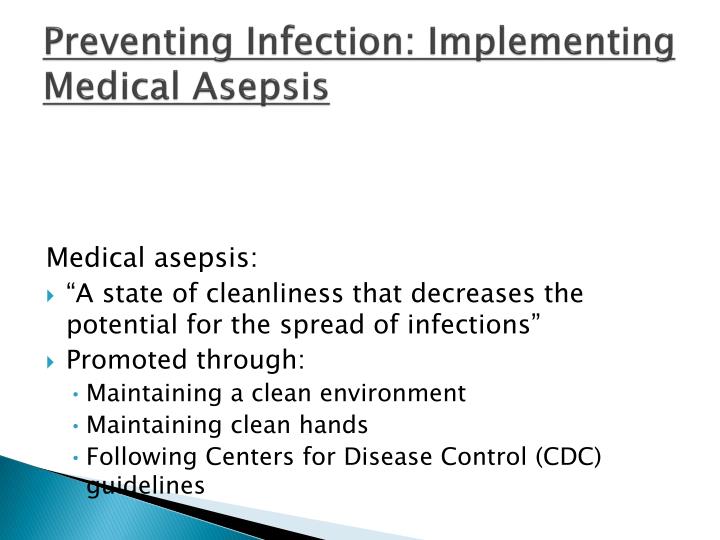 ppt medical and surgical asepsis powerpoint presentation id 197816 medical asepsis