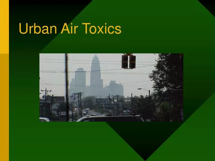 urban air toxics n.
