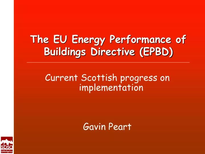 the eu energy performance of buildings directive epbd n.