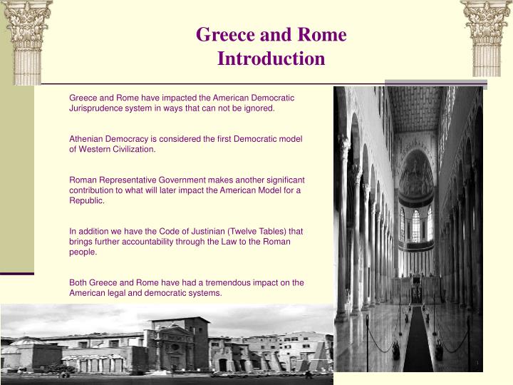 greece and rome introduction n.