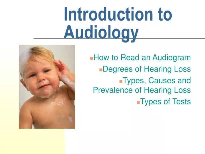 introduction to audiology n.