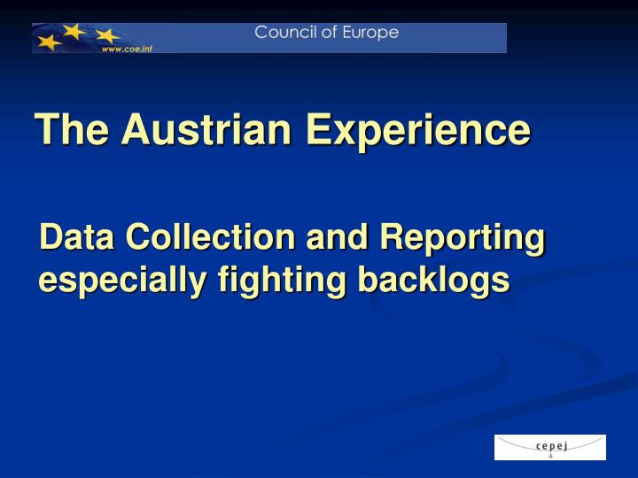 the austrian experience n.
