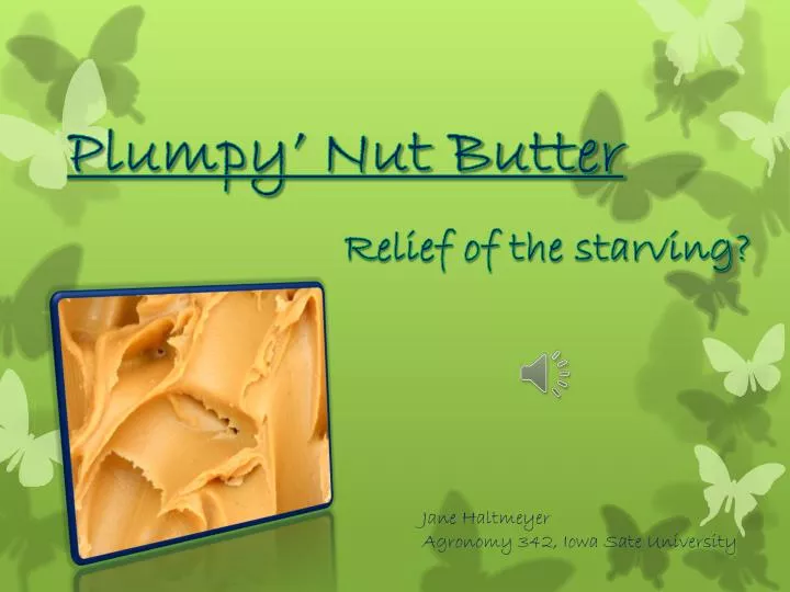 plumpy nut butter n.