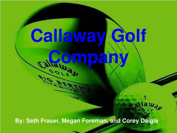 callaway golf company n.