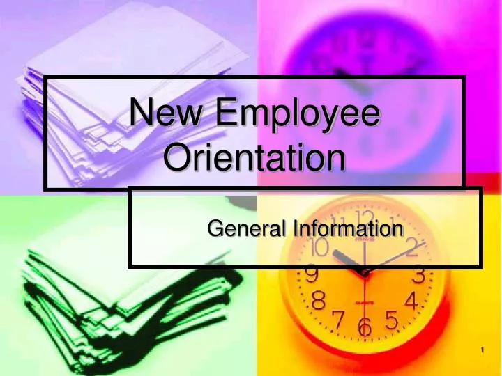 new employee orientation n.