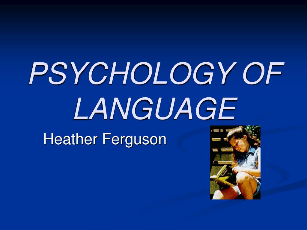 psychology of language research topics