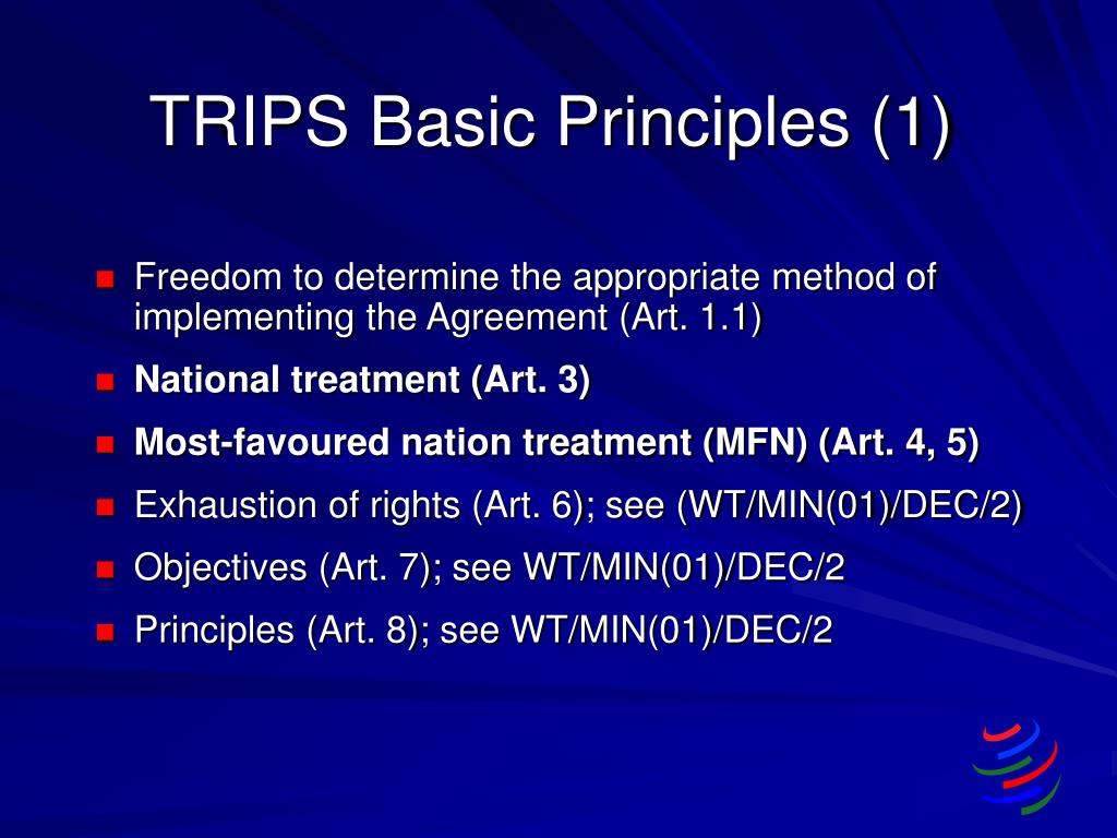 trips agreement enforcement