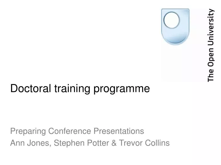 doctoral training programme n.