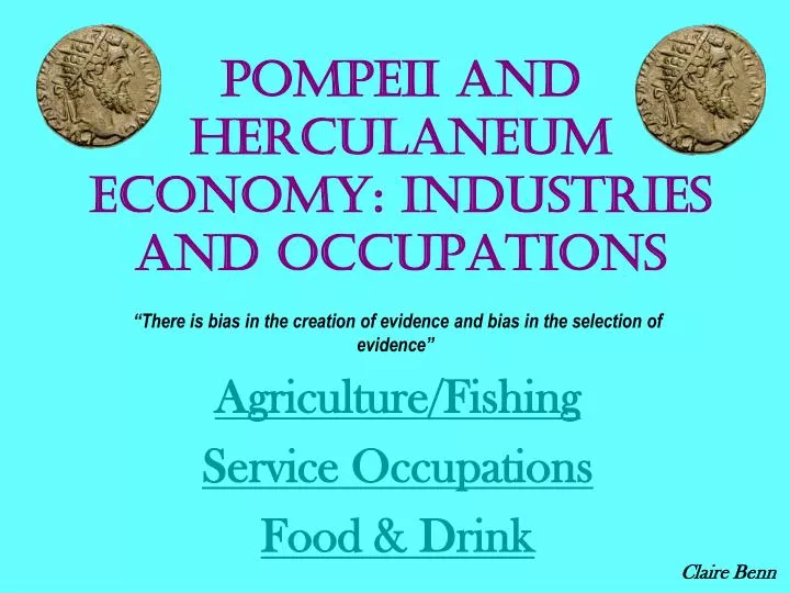 pompeii and herculaneum economy industries and occupations n.