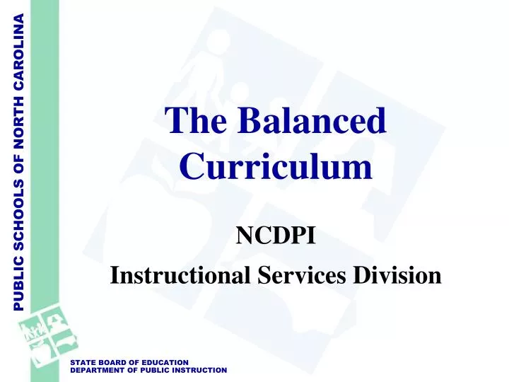the balanced curriculum n.