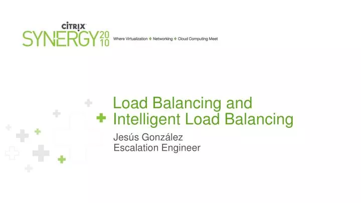 load balancing and intelligent load balancing n.