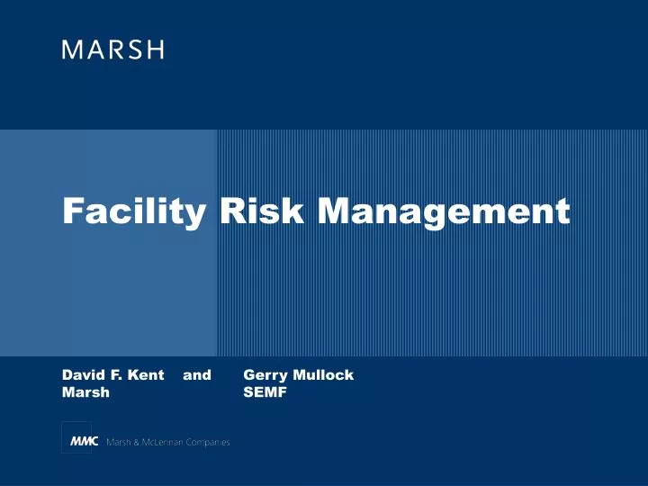 facility risk management n.