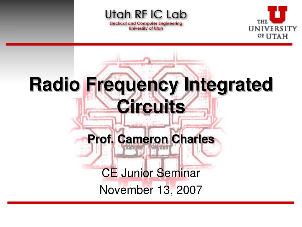 PPT - Radio Frequency Integrated Circuits PowerPoint Presentation, free  download - ID:204114