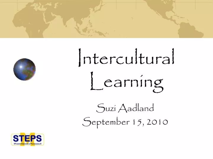 intercultural learning n.