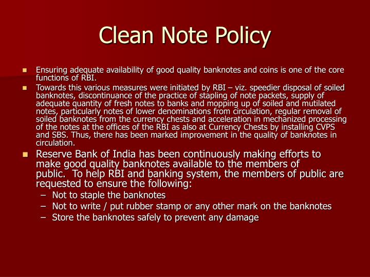 PPT Currency System in India RBI’s Role PowerPoint Presentation