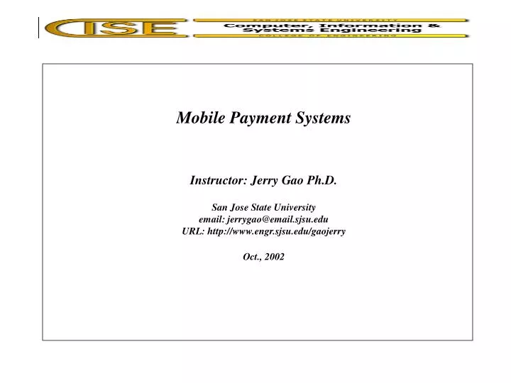 mobile payment systems n.