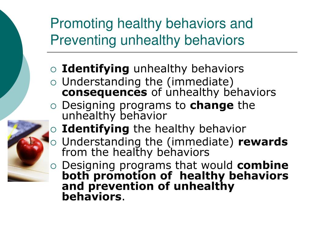 research about health behaviors