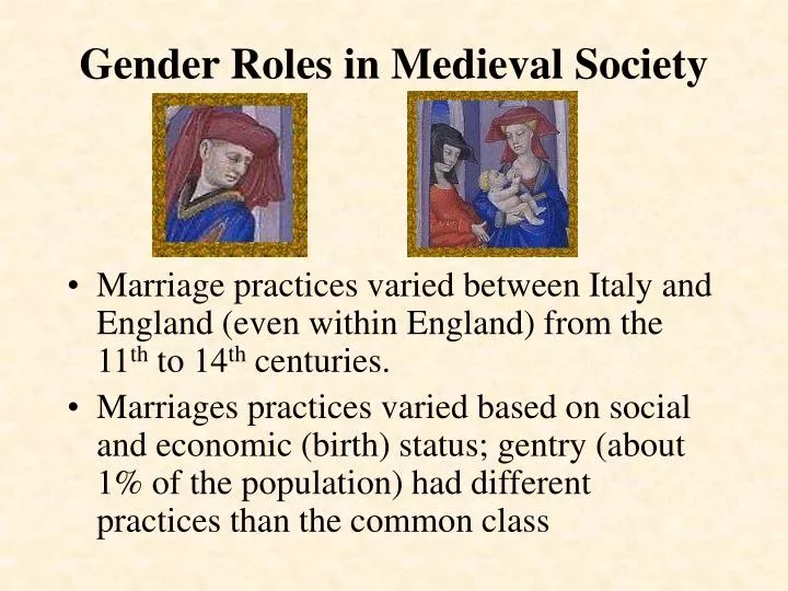 Ppt Gender Roles In Medieval Society Powerpoint Presentation Id204692