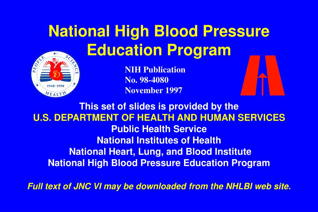 PPT National High Blood Pressure Education Program
